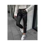 Albeni Giyim İçi Şardonlu Likralı Mat Deri Pantalon