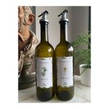 Albergio 2'li 750ml Cam Zeytinyağı Ve Ayçiçek Yağı Şişesi Damlatmaz Yağdanlık Yağlık Sıvıyağ Şişesi Koyu Yeşil
