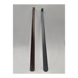 Albergio 60 Cm Dayanıklı Uzun Metal Ayakkabı Çekeceği - Eğilmeden Ayakkabınızı Giyin - Kerata Kahverengi