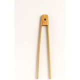 Albergio Bambu Mangal ve Servis Maşası – 30X5X2 cm | Delikli Sap Askı Aparatlı | Isıya Dayanıklı Doğal Maşa - 30 cm