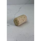 Albergio Silindirik Doğal Mantar Tıpa (10 ADET) Makine Tipi | 2.4 cm Çap x 3.8 cm Yükseklik Bej