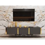 Albero Home Albero Star Duvara Monte 180 cm Tv Ünitesi Antrasit