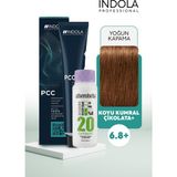 Alberobello Oksidan+Indola Pcc Saç Boyası 60 Ml. (1'er Adet) - 6.8+ Koyu Kumral Çikolata+
