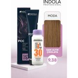 Alberobello Oksidan+Indola Pcc Saç Boyası 60 Ml. (1'er Adet) - 9.38 Sarı Altın Çikolata