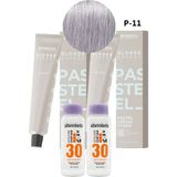 Alberobello Oksidan+Indola Pcc Saç Boyası 60 Ml. (2'şer Adet) - P.11 Yoğun Küllü