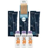 Alberobello Oksidan+Indola Pcc Saç Boyası 60 Ml. (3'er Adet) - 8.03 Açık Kumral Doğal Altın