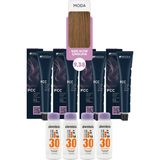 Alberobello Oksidan+Indola Pcc Saç Boyası 60 Ml. (4'er Adet) - 9.38 Sarı Altın Çikolata