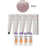 Alberobello Oksidan+Indola Pcc Saç Boyası 60 Ml. (4'er Adet) - P.17 Küllü Viyole