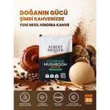 Albert Muller Reformer Hindiba Kahvesi | Reishi ve 4 Mantarlı | Prebiyotik Lif İçeren | Analiz Raporlu Düşük Kafeinli Yeni Nesil Kahve - 1 Paket