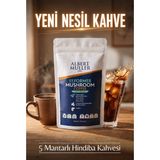 Albert Muller Reformer Hindiba Kahvesi | Reishi ve 4 Mantarlı | Prebiyotik Lif İçeren | Analiz Raporlu Düşük Kafeinli Yeni Nesil Kahve - 1 Paket