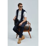 Albert Smart Erkek Chino Pantolon Comfort Pileli Lacivert