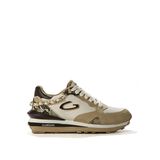 Alberto Guardiani Beyaz-Bej Kadın Deri Sneaker G03G100019
