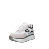 ALBERTO GUARDIANI Beyaz-Gümüş Deri Sneaker, 39, 5003157346, Beyaz - Bej, Kadın