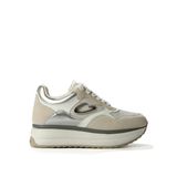 Alberto Guardiani Beyaz-Gümüş Kadın Deri Sneaker G03G100021