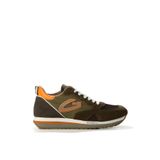 ALBERTO GUARDIANI Haki-Turuncu Erkek deri Sneaker WEN 0092 LOW M