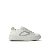 Alberto Guardiani Kadın Deri Sneaker, Beyaz - Gri, 37, G03G100028