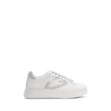 Alberto Guardiani Kadın Deri Sneaker, Beyaz - Gri, 39, G03G100028