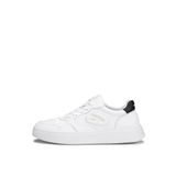 ALBERTO GUARDIANI -Siyah Deri Sneaker NEW ERA 0402, 44, G03M100017_W04-09, Beyaz, Erkek