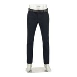 Alberto Mens Ian Tech Print Slim Fit Erkek Pantolon - 0 Siyah - --