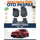 Alberto Rossi Alberto Rossı Renault Clio 4 2012+2019 3D Havuzlu Paspas - Siyah