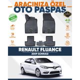 Alberto Rossi Alberto Rossı Renault Fluence 2009+ 3D Havuzlu Paspas - Siyah