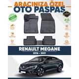 Alberto Rossi Alberto Rossı Renault Megane 4 2016+2021 3D Havuzlu Paspas - Siyah