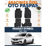 Alberto Rossi Alberto Rossı Renault Symbol 2013+2018 3D Havuzlu Paspas - Siyah