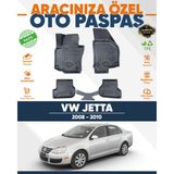 Alberto Rossi Alberto Rossı Volkswagen Jetta 2008+2010 3D Havuzlu Paspas - Siyah
