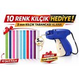 Albertos 5 mm Fine Kılçık Tabancası 10 Renk 10 Adet Kılçık Hediyeli Etiket Tabancası