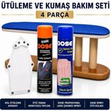 Albertos Komple Ütü Seti Kol Ütüleme Aparatı Teflon Koruyucu Leke Çıkarıcı Sprey Ütü Kolası