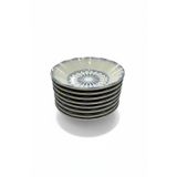 ALBETTO Etnik Porselen Çay Tabağı 10cm 6’lı