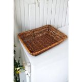 ALBETTO Hasır Rattan Ekmeklik Ekmek Sepeti Dikdörtgen 26*19cm