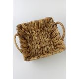 ALBETTO Hasır Rattan Ekmeklik Ekmek Sepeti Kare 20*20cm
