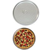 ALBETTO Paslanmaz Çelik Pizza Tepsisi 29cm Orta Boy Pizza Tepsisi