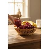 Albetto Plastik Rattan Ekmeklik, Meyvelik, Ekmek Sepeti 20cm