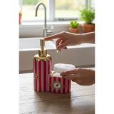 ALBETTO Porselen Karnaval Gold Set Sıvı Sabunluk, 400ml 436