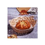 Albetto Rattan Ekmeklik Ekmek Sepeti Yuvarlak 30cm
