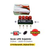 Albien Lpg Enjektörü 4 Silindir 3 Ohm Filtre Ve Kapak Hediyeli Atiker Aldesa Zavoli Cangas Mimgas Uyumlu