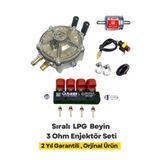 ALBİEN Sıralı LPG Beyin - LPG Enjektör - Isı Sensörü - LPG Filtre Set - Hediyeli