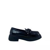 Albini 2610556R Hakiki Rugan Deri Loafer Ayakkabı Siyah 39