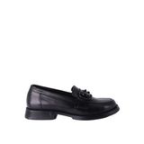 Albini Kadın Hakiki Deri 3 cm Düz Topuklu Loafer Ayakkabı Siyah ALB2710730