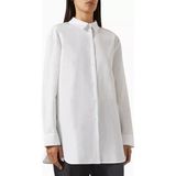 Albini Shirt, Organik Supima Pamuklu Kadın Gömlek - Beyaz - XS