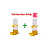 Albino Muhabbet Kuşu Suluğu X 2 Adet 100 Ml (Karışık Renk)