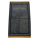 Albion Kabe Desenli Kadife Seccade Gri