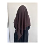 ALBİSE BUTİK KISA ACI KAHVE SUFLE (KHİMAR)