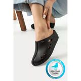 AlbiShoes Cherry Tam Anatomik Sabo Medikal Iş Mutfak Aşçı Doktor Hemşire Hastane Önü Kapalı Terlik