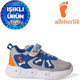 Albishoes Çocuk Sevimli Dost Köpek Figürlü Işıklı Mevsimlik Kışlık Çocuk Okul Sneaker Spor Ayakkabı - Buz