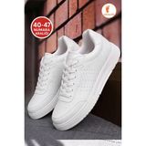 Albishoes Erkek Anatomik Rahat Yumuşak Esnek Taban Günlük Yürüyüş Sneaker Spor Ayakkabı (40-47) - Beyaz