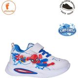 Albishoes Erkek Bebek Çocuk Yazlık Cırtlı Karakter Figürlü Hafif Rahat Taban Sneaker Spor Ayakkabı - Beyaz
