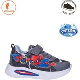 Albishoes Erkek Bebek Çocuk Yazlık Cırtlı Karakter Figürlü Hafif Rahat Taban Sneaker Spor Ayakkabı - Füme
